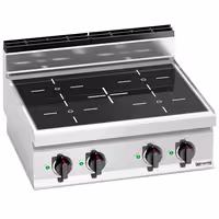 Indukcijsko kuhalo - Linija 700 - 800x714x432 mm - 14 kW - 4 indukcijskih zona - nadpultni