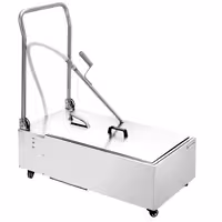 Filtar za friteznо ulje - 48 l/min | 370 W | 450x890x880 mm - na kotačima | nehrđajući čelik | tihi motor 55 dB - uključuje 5 filtara