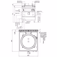 Električni Kotao za kuhanje pod pritiskom - 150 l - 18,0 kW - Indirektno grijanje - s priključkom za vodu
