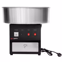 Tezgah Üstü Pamuk Şeker Makinesi - Ø520mm - 950W - Siyah
