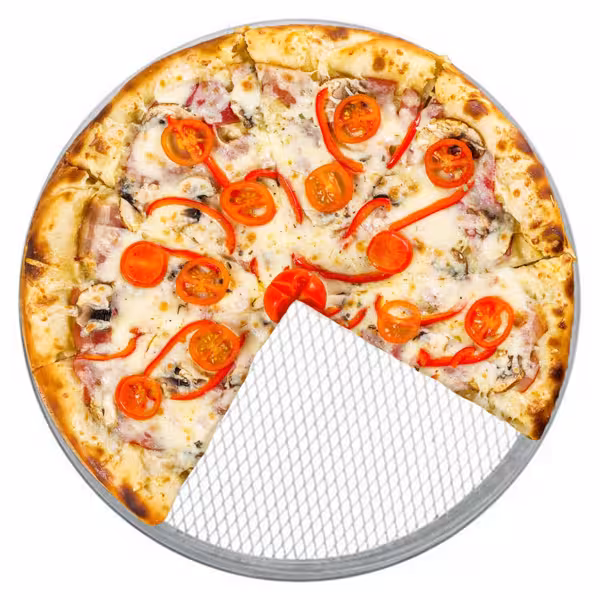 Siatka do pizzy – perforowana – aluminium – Ø 330 mm