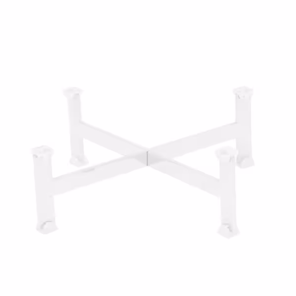 Buffet Stand - Stainless steel, powder-coated - White - square - Height: 70mm - suitable for platters & plates from 210mm