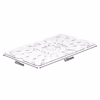 (6 szt.) CAMBRO | Ociekacz GN 1/1 CAMVIEW® – kopolimer – bez BPA – przezroczysty