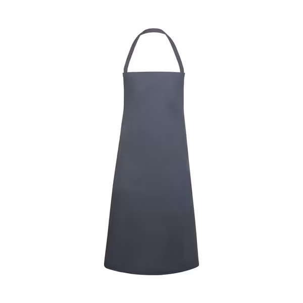 KARLOWSKY | Bib Apron Basic – Anthracite - 750×1000 mm - Fixed Neck Strap 600 mm - Polyester