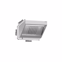 Profesionalna zidna napa - 800 mm - labirintni filter i LED rasvjeta