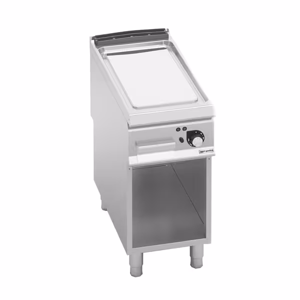 Elektromos rostlap - 6,8 kW - Sima - álló - nyitott tárolóval