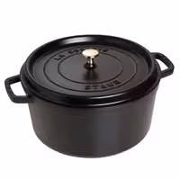 STAUB | LA COCOTTE - Cocotte - Ø 340 mm - Lijevano željezo - Crna boja