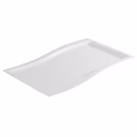 (6 pcs) GN 1/1 Gastronorm Tray - SINUS - Melamine - 530x325mm - Height: 20mm - White