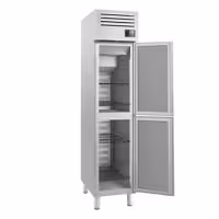 Szafa mroźnicza Premium PLUS – stal nierdzewna – GN 1/1 – 325 L – z 2 półdrzwiami