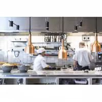 Infracrvena grijaća svjetiljka - 250 W - sjenilo Ø 180 mm - podesiva po visini - bakarna