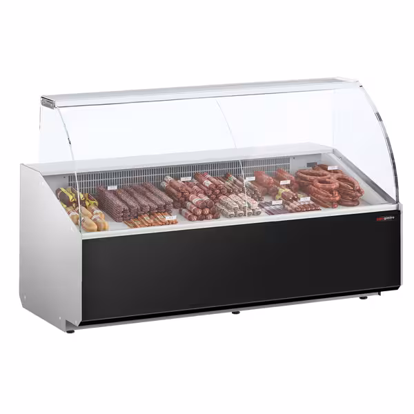 Serve Over Counter - 2506mm - black front - capacity 512 litres