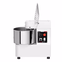 Spiralna miješalica za tijesto - 33 l / 25 kg - 2 brzine - s fiksnom posudom - s mehaničkim timerom - 400 V - za pizzu i kruh