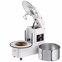 Spiralna miješalica za tijesto - 53 l / 44 kg - 2 brzine - podizna glava i uklonjiva posuda - s mehaničkim timerom - 400 V
