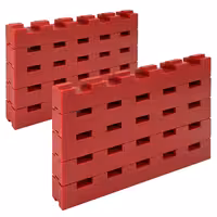 Kebab skewer holder – stackable – holds up to 25 kebab skewers – (polyethylene)