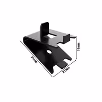 Potporni nosač - stezaljka - 31x21x19 mm - kompatibilno sa serijom GK1200US i GK175US; potporne rešetke PTR-GK1200US i RO-GK175US