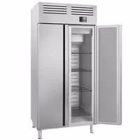 Szafa mroźnicza Premium PLUS – stal nierdzewna – GN 1/1 – 745 L – z 2 drzwiami