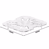 (6 szt.) CAMBRO | Ociekacz GN 1/6 CAMVIEW® – kopolimer – bez BPA – przezroczysty