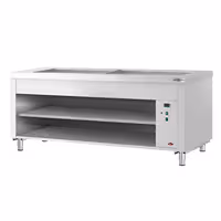 Bufete karstā KOPENHAGEN - 2 310 mm - ar karsto marmītu - piemērota 6x GN 1/1