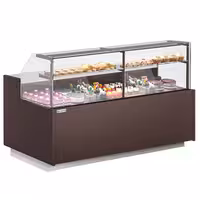 Serve Over Counter RIGA - 1995mm - with 3 doors - LED lighting - capacity 206 litres