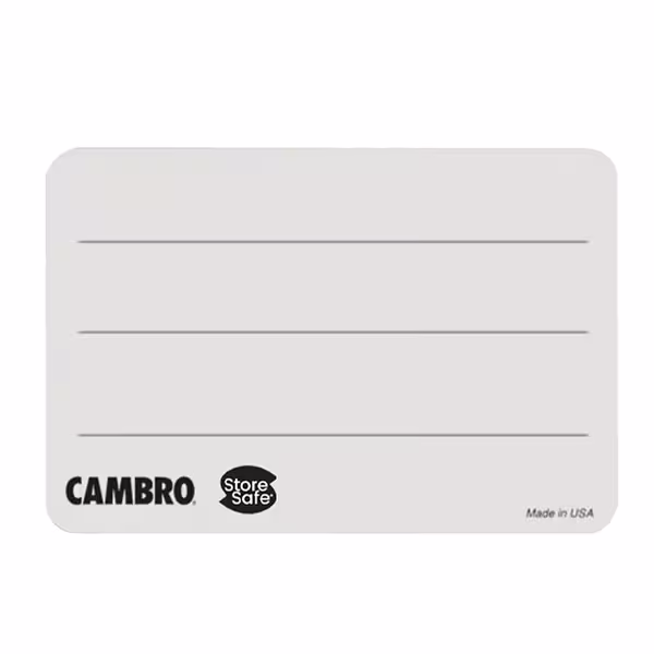(24 szt.) CAMBRO | Etykiety do rotacji żywności StoreSafe® – 50 x 30 mm – 250 etykiet w rolce – bez nadruku