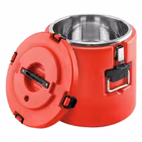 Maisto transportavimo termosas - 30 l - aukštis 380 mm - su gumininiu dugnu