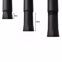 Podstawa chłodnicza – 2000 mm – 288 L – z 6 szufladami na GN 1/1 – czarny mat