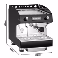 Profesyonel Espresso Kahve Makinesi - 1 Gruplu - Manuel - dahil Ön Demleme (Preinfusion) Sistemi & 1 Buhar Kolu - Tall Cup