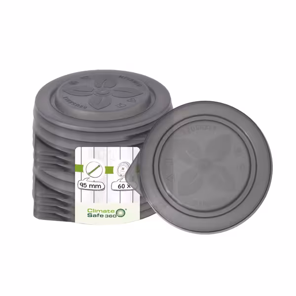 (165 pcs) Reusable Lid - Grey - fits Reusable Cups with Ø 95mm