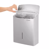 AIR-WOLF | Contenitore per rifiuti igienici - 10 L - Acciaio inox