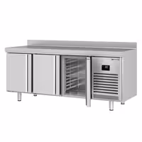 Rashladni pult PREMIUM PLUS - 1960x600 mm - 385 l - Ventilirano hlađenje - s 3 vrata - Podignuti rub