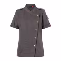 Casaco de Cozedura de Manga Curta de Senhora estilo Denim ROCK CHEF®-Stage2