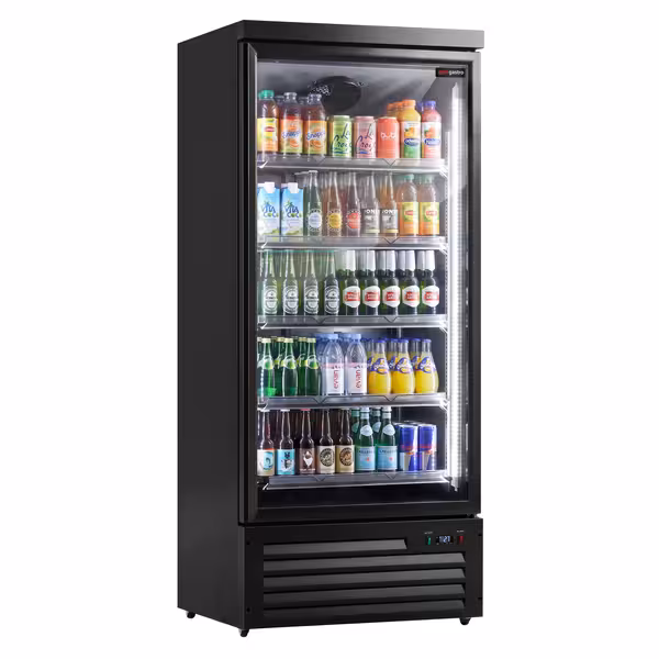 Vitrine réfrigérée à boissons - 800 litres - avec 1 porte vitrée