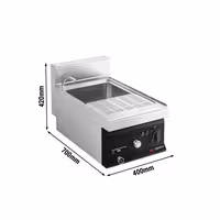 Električni kuhalo za tjesteninu s slavinom – 26 litara – 6 kW