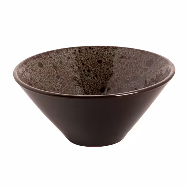 (24 adet) Tatlı / Salata Kasesi - TURKEY - Steinzeug - 500ml - yuvarlak - Ø150mm - Kahverengi/Mavi