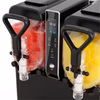 Commercial Slush Machine - 2x 3L - 400W - Digital - Black