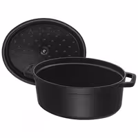 STAUB | Mini Cocotte Oval Enamelled Cast Iron Casserole Dish – 150 mm Oval – Black
