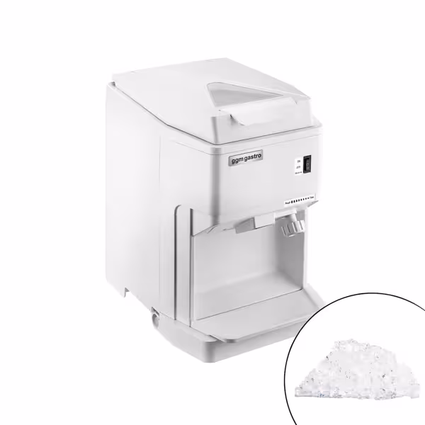 Buz Kırma Makinesi - 120kg/saat - 250W - İnce-Kalın Ayarlı - Beyaz