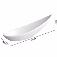 (12 adet) Ordövr Kaşığı FRIENDLY - PET - 110mm - Beyaz