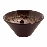 (48 pcs) Dessert Bowl - SABANA - Stoneware - 50ml - round - Ø 80mm - Brown/White