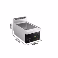 Bain-Marie electric - 1,2 kW - 1x GN 1/1 sau 2x GN 1/2