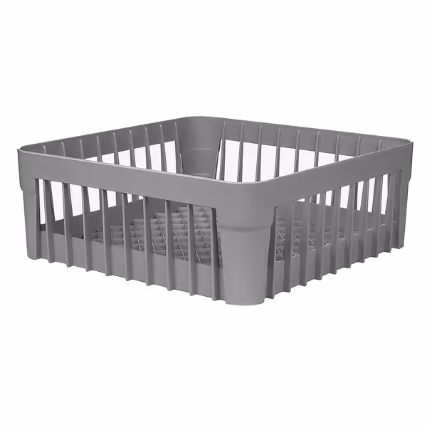 Košara za pranje stakla 1/1 – 350 x 350 mm – siva