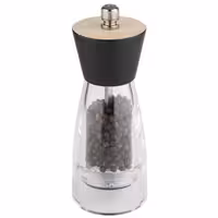 (6 Stück) Pfeffermühle - FRIDA - Acryl - Höhe: 155mm - Transparent