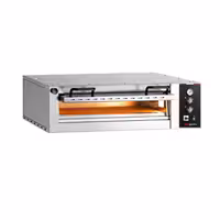 Electric Deck Pizza Oven Power - Single Deck - Refractory Stone Deck - 4 x Ø 34cm (13.4") - 230V 3 Phase - Mechanical Controls