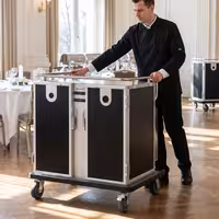 Kolica za catering – grijana i hladna – 2 x 208 litara – za 16 x GN 1/1