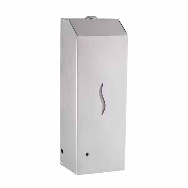 Dispenzer sapuna - senzorski - 1000 ml - Nehrđajući čelik (inox) - s zidna montaža, prozor razine