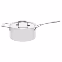 DEMEYERE | Industry 5 Saucepan with Lid – Ø220 mm – 18/10 Stainless Steel – Induction Ready