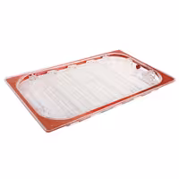 Ploče za stroj za tartlete TMPIC - Standard - GN 1/1 - 530x325 mm - Duljina: 37 mm - kompatibilno s VMCE - transparentna plastika, lako čišćenje