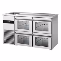 Pivski štand PREMIUM - 1550x700 mm - 4 Staklene ladice