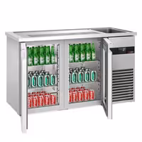 Pivski šank PREMIUM - 1550x700 mm - 2 Staklena vrata