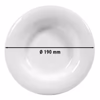 (6 pcs) SELTMANN WEIDEN | SAVOY Salad Plates – White Porcelain – Ø 190 mm